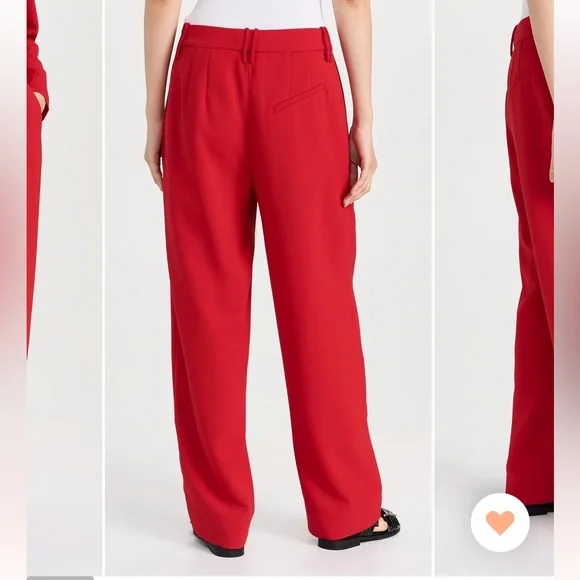 Ganni Light Twill Relaxed Suiting Pants - Picture 4 of 17